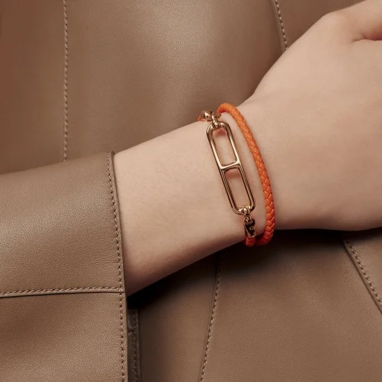〈人気必須アイテム〉HERMES アームバンドルーリスダブルツアー Hermes, Roulis, double tour, bracelet